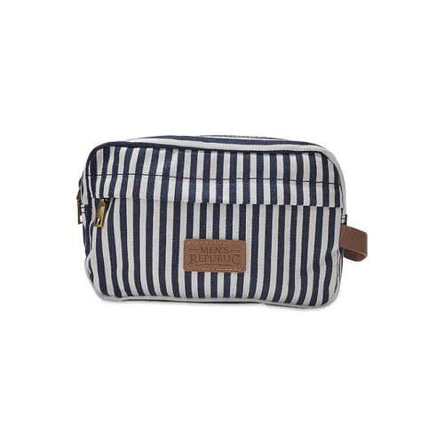 Men's Republic Canvas and Microfibre Leather Toiletry Bag