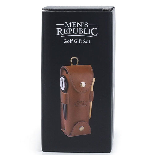 Men's Republic Golf Pouch, Balls and Accesssories Set