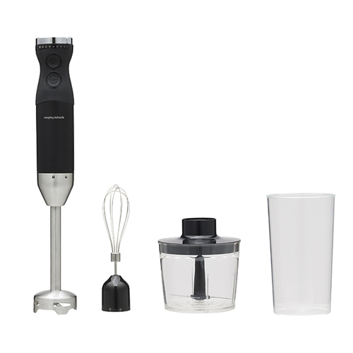 Morphy Richards Electric Hand Held Stick Blender Set Black 800W