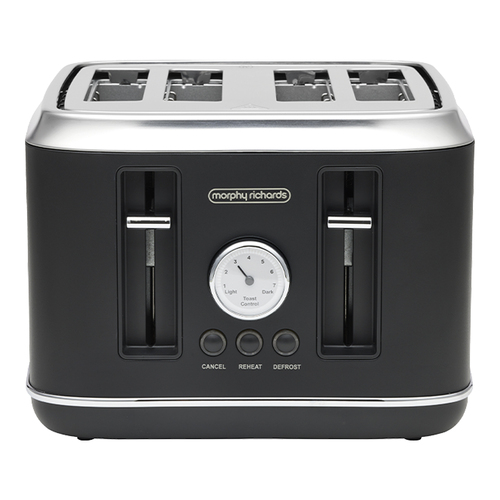 Morphy Richards x Belling Colour Edition Boutique 4 Slice Toaster Black