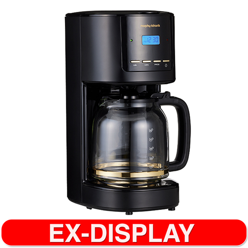 Morphy Richards 1.5L Filter Coffee Machine - Soft Gold & Black