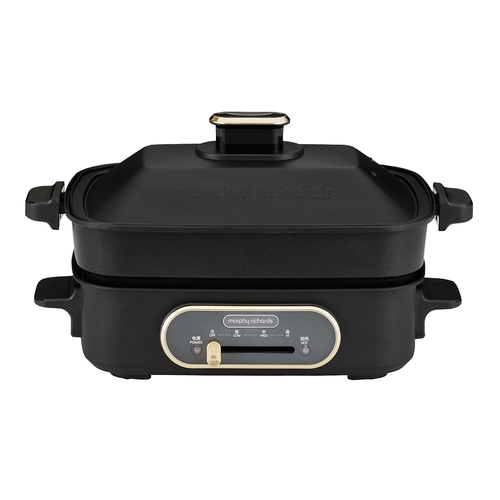 Morphy Richards Electric Multi-Function Cooking Pot Soft Gold And Black