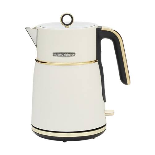 Morphy Richards Signature Soft Gold Kettle 2200W 1.5 L 360 Base - Matte White