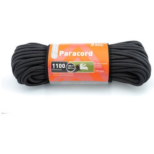 SOL Paracord 100 Percent Nylon 14 Strand Heavy Duty Survival Cord Ft
