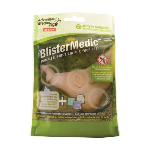 AMK Blister Treatment Pack Moleskin GlacierGel Dressings Antiseptic Wipes