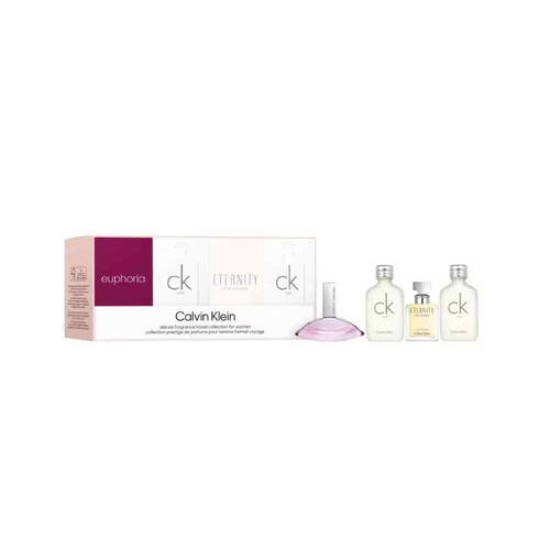 4pc Calvin Klein Mini Set Euphoria /CK One/Eternity Scent Fragrance Perfume
