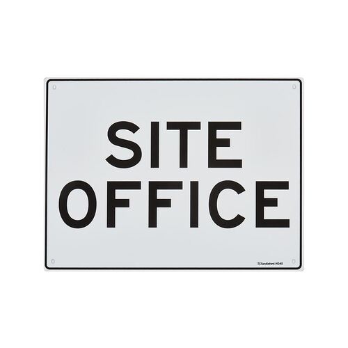 Site Office Medium Sign 200x300x1mm Polypropylene