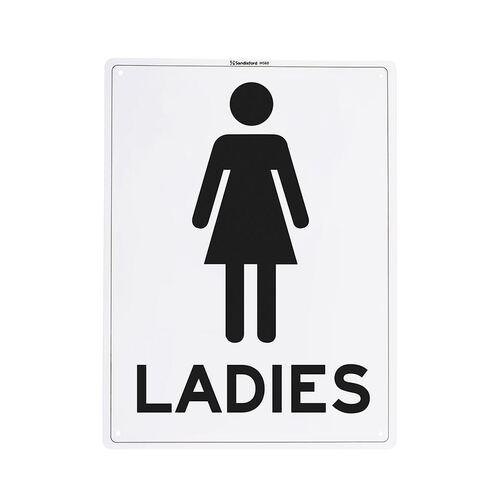 Ladies Medium Sign 200x300x1mm Polypropylene