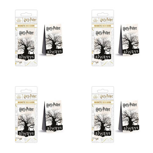 4PK Wizarding World Harry Potter Always Magnetic Bookmark