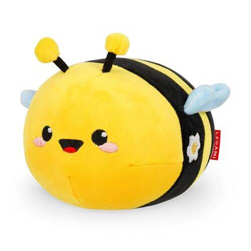 Legami Kids Cute Animal Plush Mini Bee Super Soft Free Standing Toy 15cm 3y+