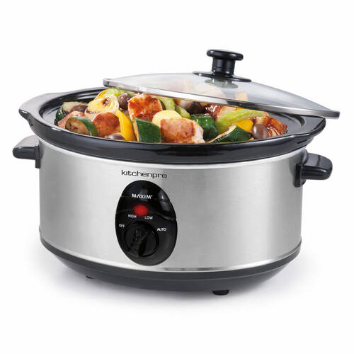 Maxim Kitchen Pro 3.5L Stainless Steel Slow Cooker