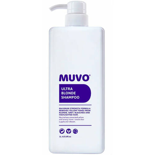 Muvo Ultra Blonde Toning Anti Brass Hair Shampoo 1000ml