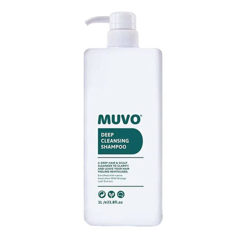 Muvo Deep Cleansing Shampoo Hair Care Hydrating Clarifying 1000ml For All Types