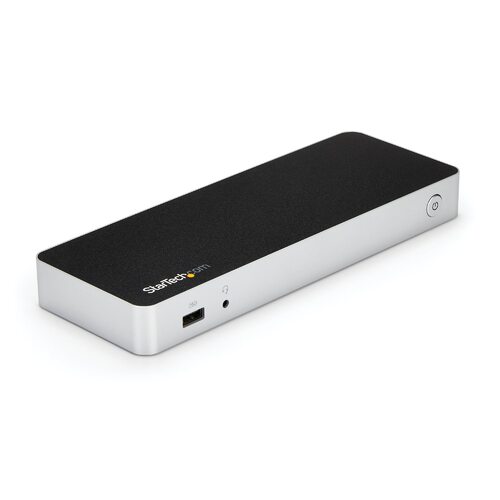 Star Tech Dual Monitor USB C Dock - Windows - Dual HDMI / DVI - 60W PD