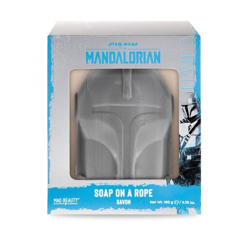 Star Wars Mandalorian Helment Scented Soap on a Rope 180g Cedarwood & Lime