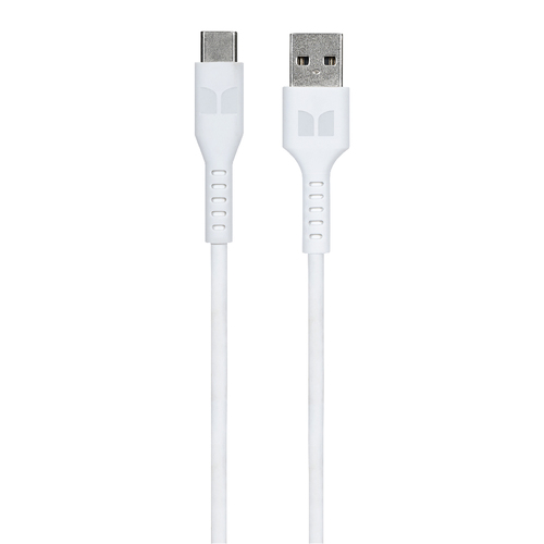 Monster TPE 2M USB-C to USB-A White Phone Charging/Sync Cable