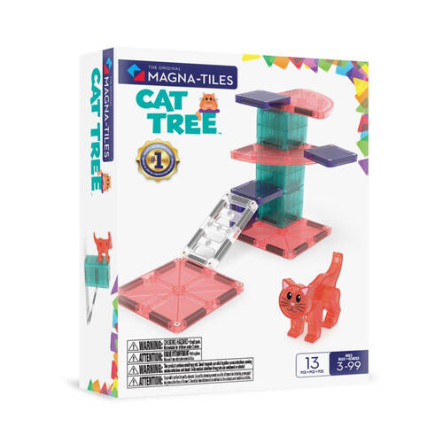 13pc Magna-Tiles Children's Cat Tree Magnetic Building Set 3Y+
