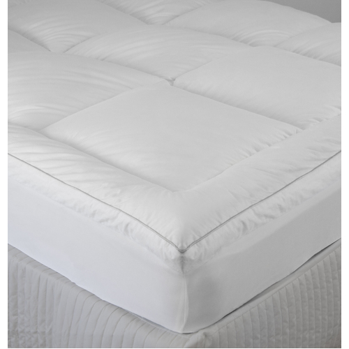 Ardor 2000gsm Standard Microfibre King Bed Mattress Topper White