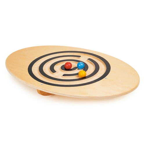 Mentari Wood Wobble Balancing Board 45cm Kids Toy 3y+