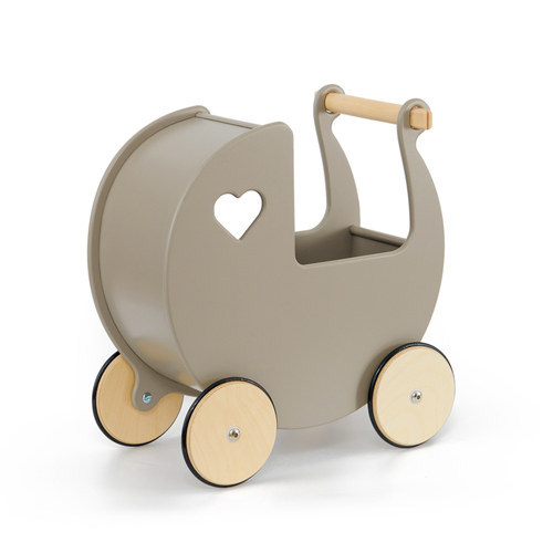 Moover Toys Classic Dolls Pram Kids Playset Toy Grey 18m+