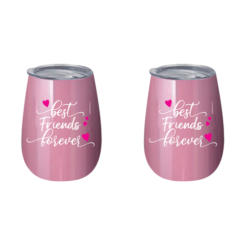 2PK Best Friends Forever 360ml S/S Vacuum Insulated Tumbler Double Walled Mug