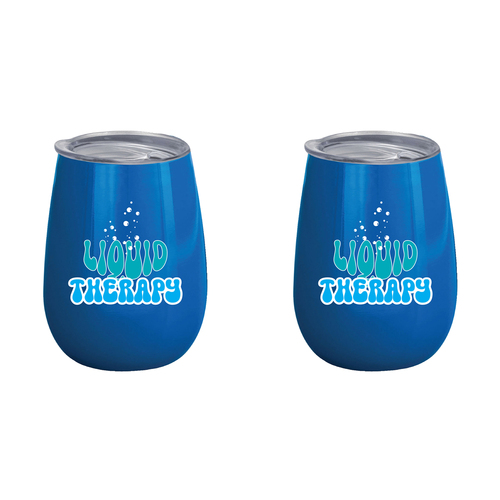 2PK Liquid Therapy 360ml Stainless Steel Double Walled Insulated Mug