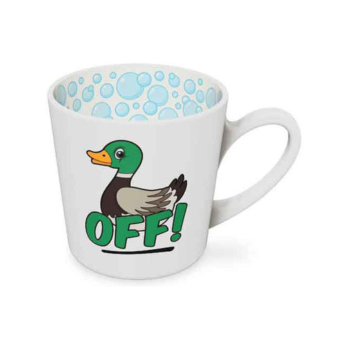 Duck Off Beautiful on the Inside 420ml/10cm Ceramic Mug w/ Handle
