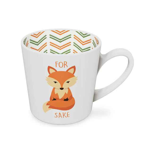 For Fox Sake Beautiful on the Inside 420ml/10cm Ceramic Mug w/ Handle