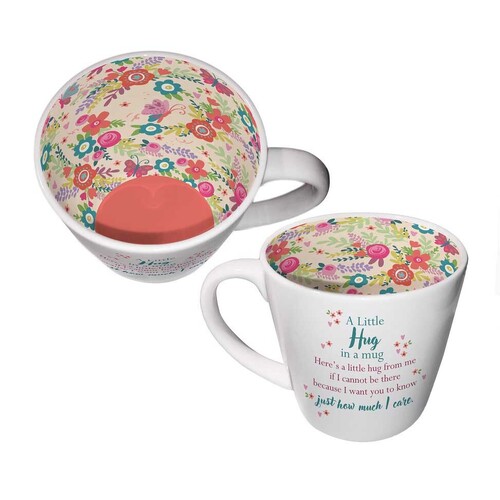 2PK Little Hug Inside Out Tea/Coffee Novelty Gift Mug 400ml Drinking Cup