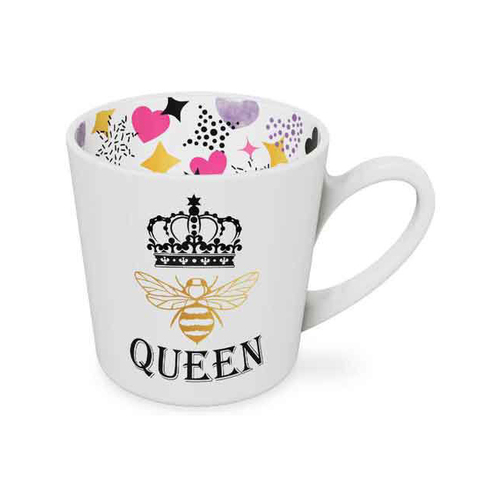 Queen Bee Beautiful on the Inside 420ml/10cm New Bone China Mug