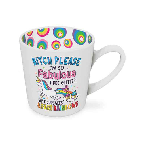 B*tch Please Im So FabBeautiful on the Inside 420ml/10cm New Bone China Mug