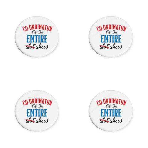 4PK Co-Ordinator of Beautiful on the Inside Ceramic Coaster Round 10cm