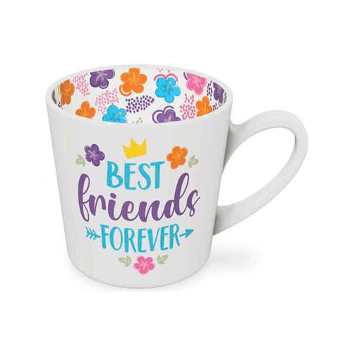 Best Friends for EverBeautiful on the Inside 420ml/10cm New Bone China Mug