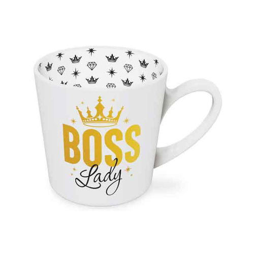Boss Lady Beautiful on the Inside 420ml/10cm New Bone China Mug