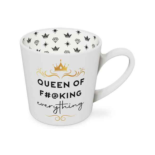 Queen of F**king Every Beautiful on the Inside 420ml New Bone China Mug