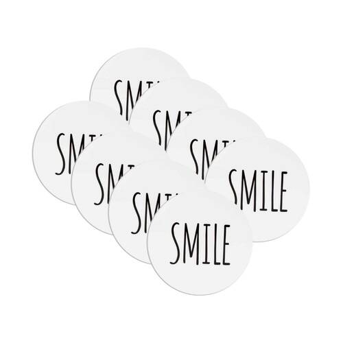8PK LMD Ceramic Smile - Beautiful On The Inside Table Coaster 10cm