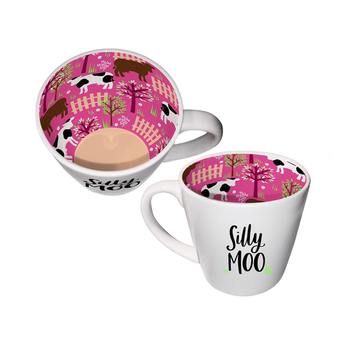 Silly Moo Inside Out 410ml Ceramic Coffee/Tea Mug w/ Handle