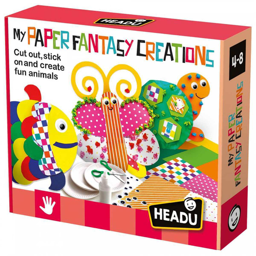 Headu Paper Animal Creations Cut-Out Kids Activity Kit 4-8y