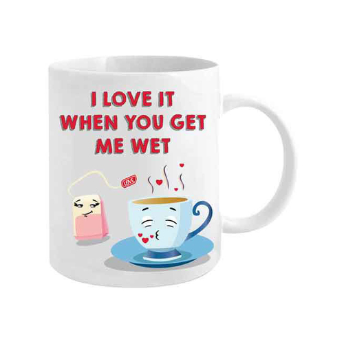I Love It 360ml Ceramic Coffee Mug Drinking Cup w/ Handle