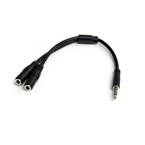 Star Tech Headphone and microphone headset adapter 3.5mm M/F