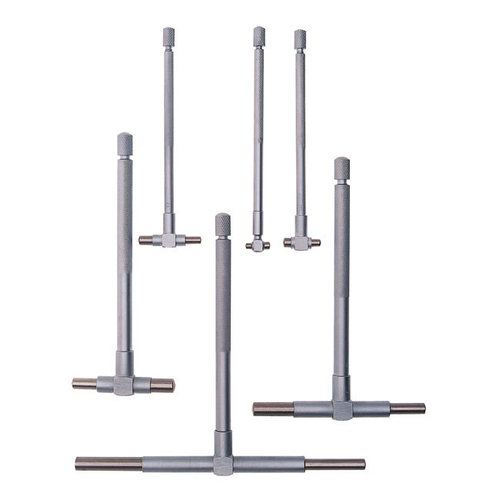 6pc Moore & Wright Chrome Telescopic Gauge Set - Silver