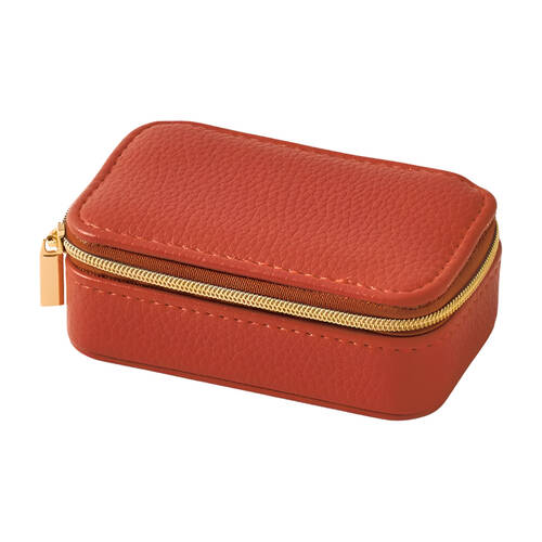Pilbeam Living Mila Mini Jewellery Case Box Organiser 10.5x6cm Crimson