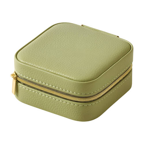 Pilbeam Living Ambrosia Jewellery Case Box Organiser 10x10cm Sage