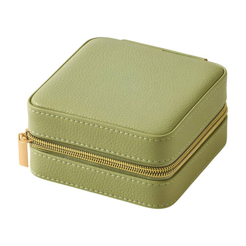 Pilbeam Living Celine Jewellery Case Box Organiser 12x12cm Sage