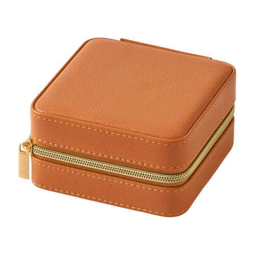 Pilbeam Living Celine Jewellery Case Box Organiser 12x12cm Pink