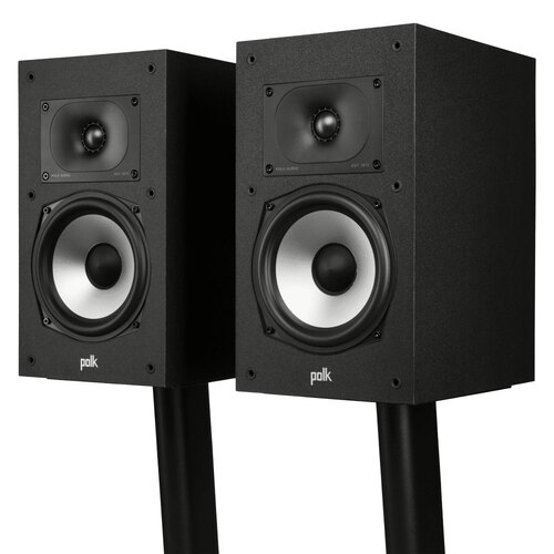 2pc Polk Monitor XT20 Bookshelf Speakers Black