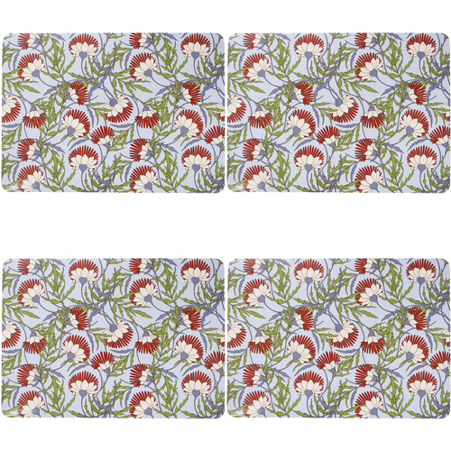 4PK 4pc LVD MDF/Cork Placemat Rococo Home/Kitchen Decor 21.5x30cm Rectangular