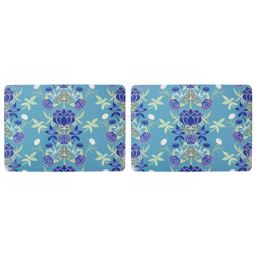 2x 4pc LVD MDF/Cork Placemat 30x21cm - Morris Bohemian Floral