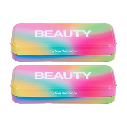 2PK MYA Tin Box Make Up Travel Kit Kids/Children Multicolour 8y+