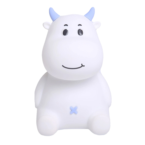 Homedics MyBaby USB Rechargable Comfort Creatures Cow Nightlight Blue